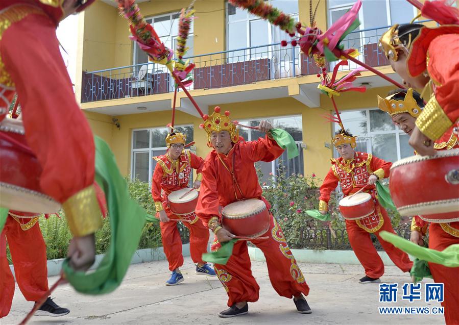 河北隆堯：學習招子鼓 充實暑假生活