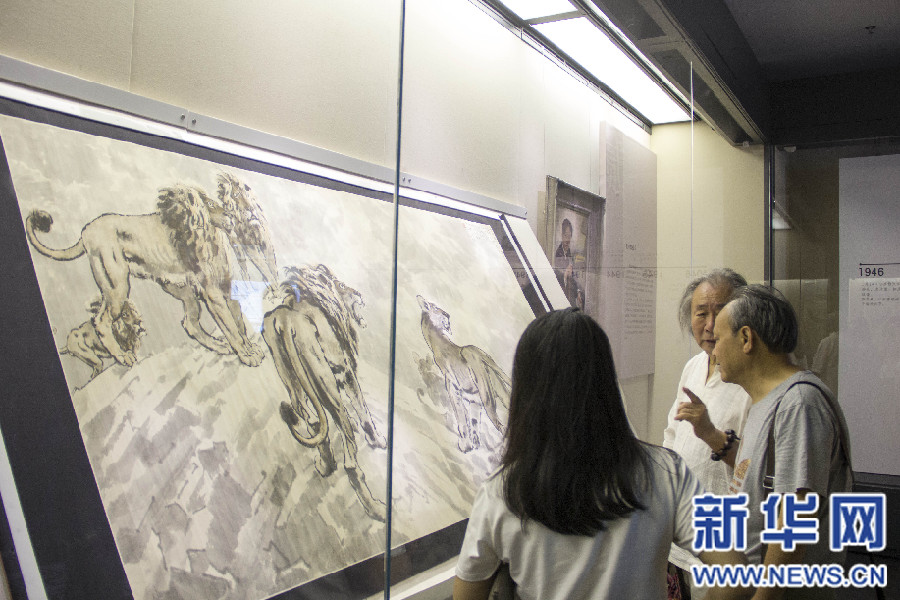 徐悲鴻抗戰時期作品展在渝開展 四件國家一級文物亮相