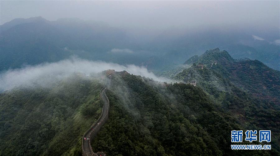 天津薊州：霧漫黃崖關