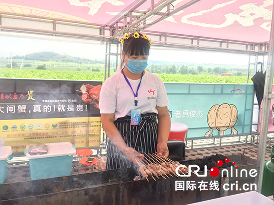 長春蓮花山葵花園美食街。_fororder_長春蓮花山葵花園美食街