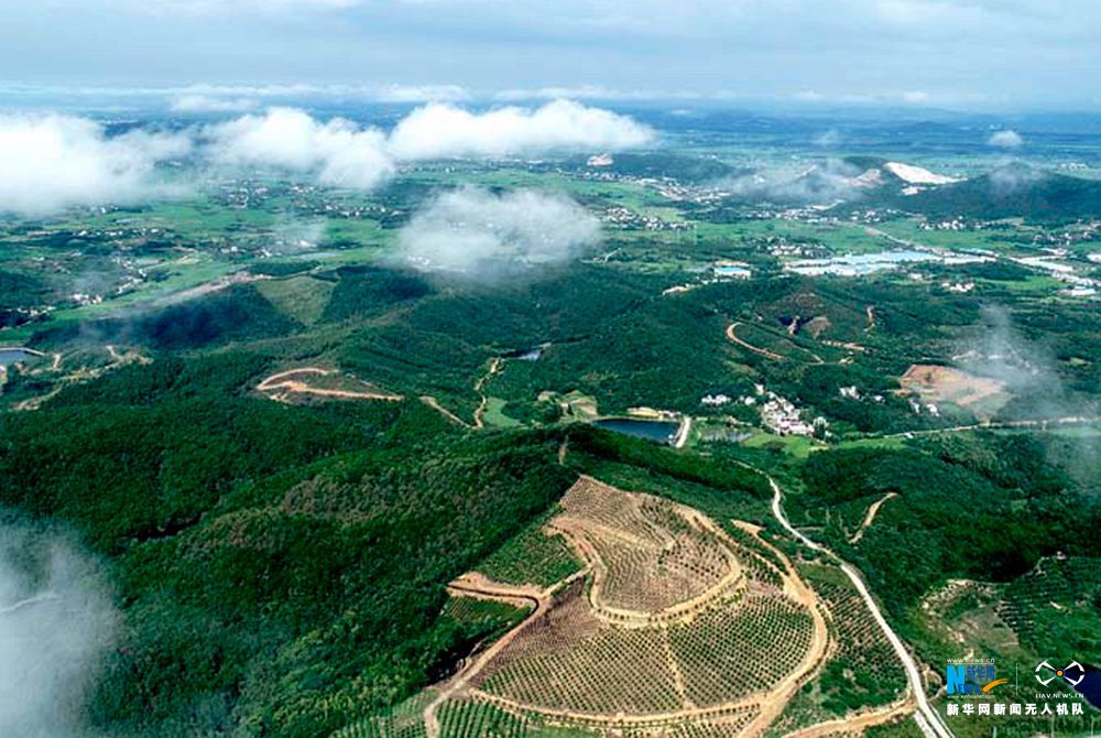 航拍冶父山：玉帶環青山 縹緲如仙境