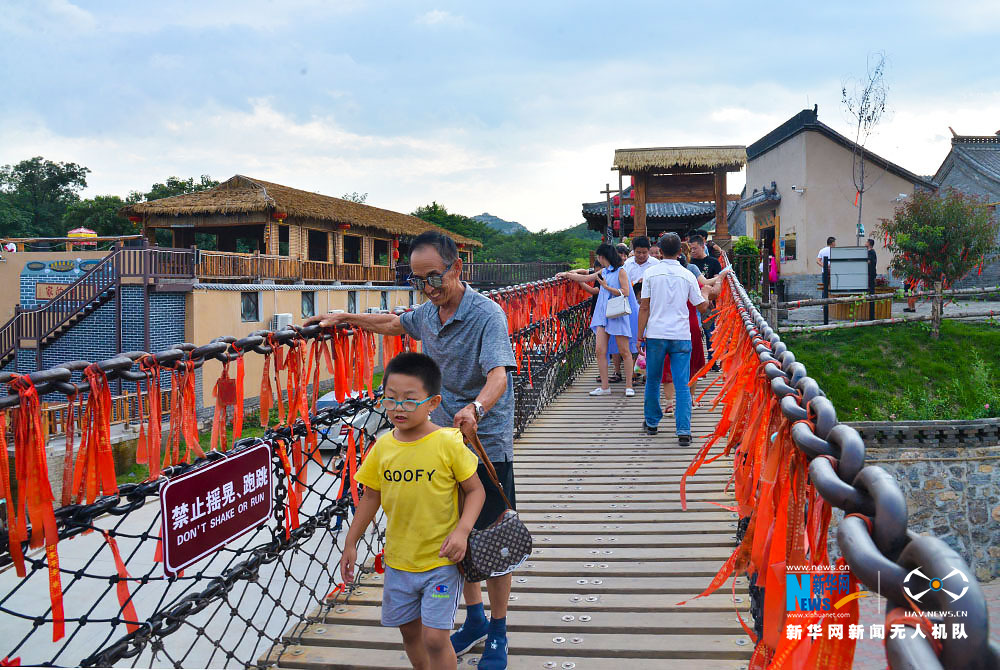 河北鹿泉：航拍土門關驛道小鎮 體驗一場穿越之旅