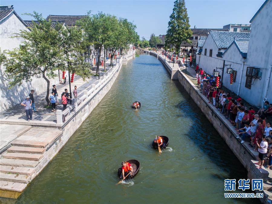 浙江湖州：南太湖古村舉辦水鄉民俗文化節