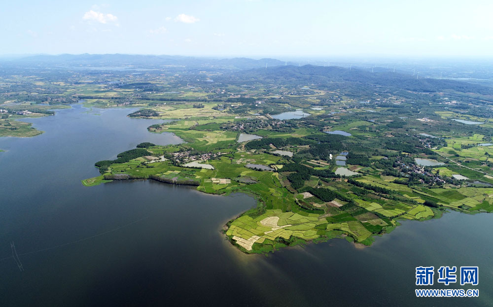 安徽全椒：一色秋水碧連天 生態庫區展新顏