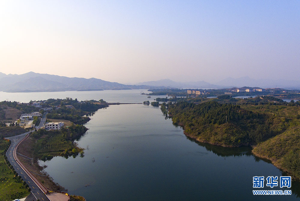 航拍西柏坡文旅小鎮 紅色旅遊好去處