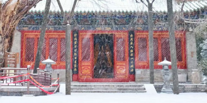 河南鄭州：落雪覆飛檐 這份中式浪漫藏不住了