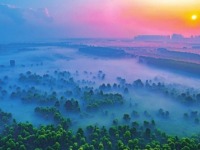 山西長治：煙波浩渺 翠染漳澤