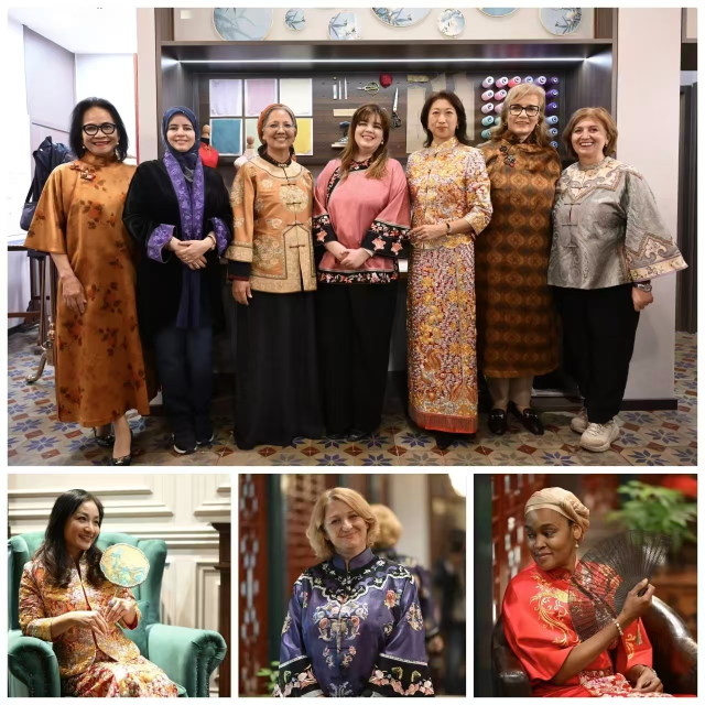 大使夫人探店北京老字號 東方美學受熱捧_fororder_圖片1