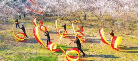 山西臨汾：盡享春日生機與運動樂趣