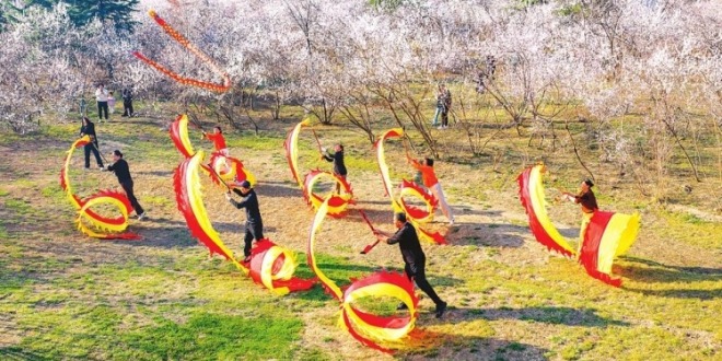 山西臨汾：盡享春日生機與運動樂趣