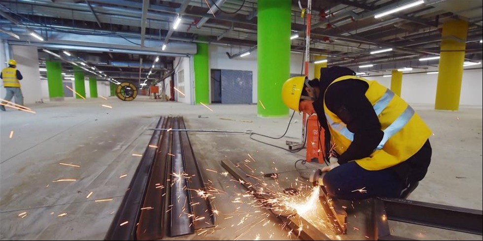 京雄城際鐵路北京新機場站主體工程完工