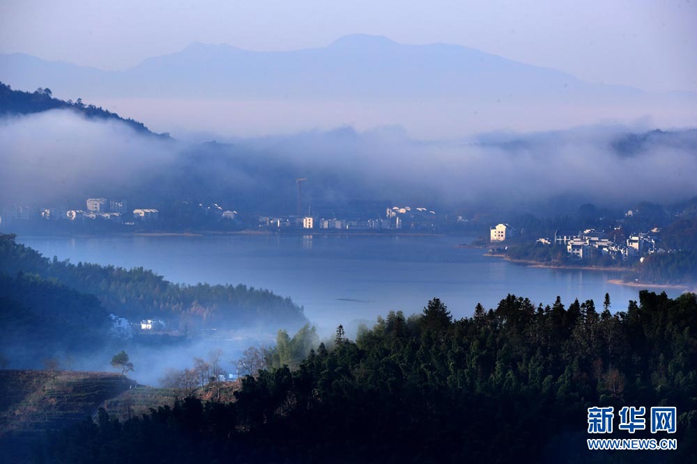 安徽塔川古村：雲霧塔川如仙境