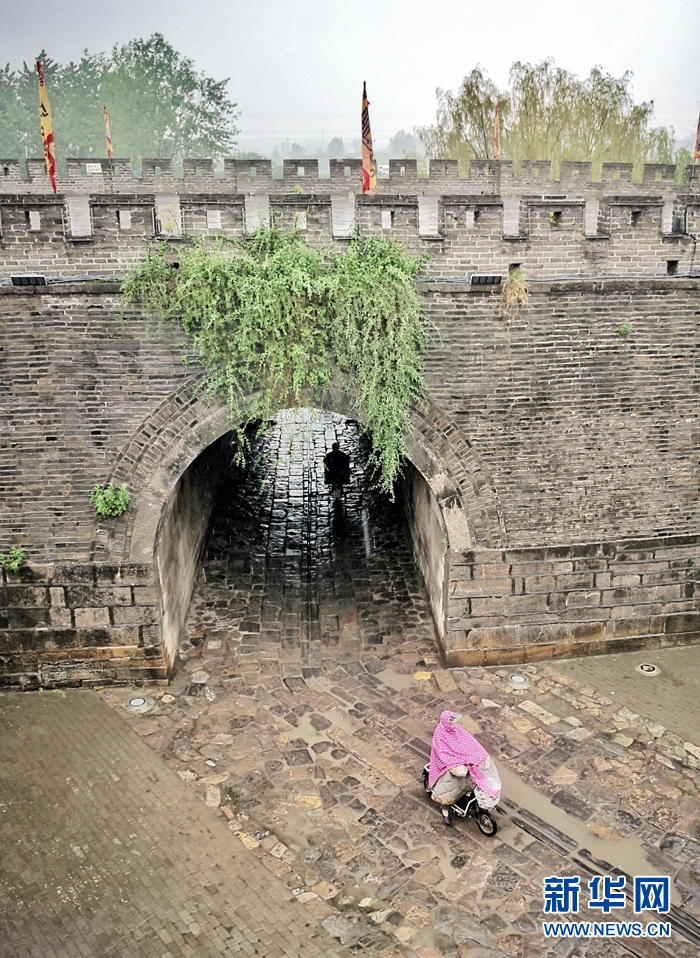 安徽壽縣：古城瀟瀟春雨新