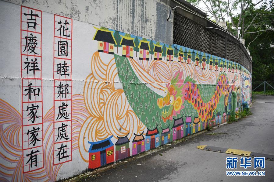 香港錦田壁畫村：200名義工繪就愛的畫卷