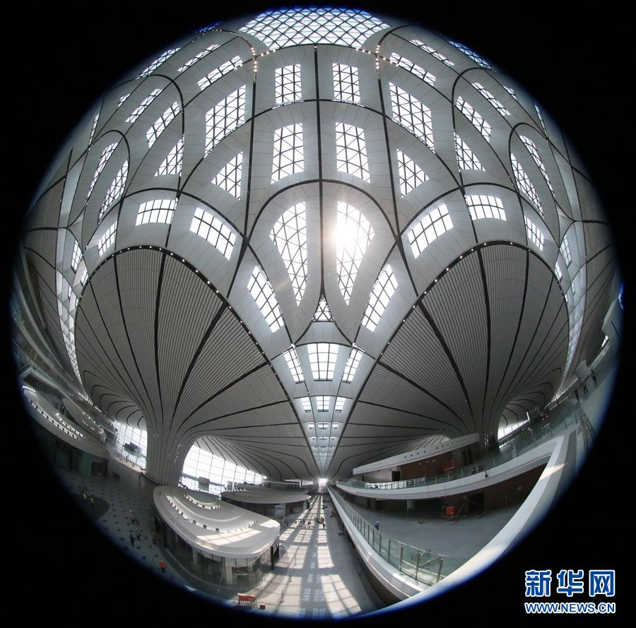 北京大興國際機場航站樓工程進入竣工倒計時