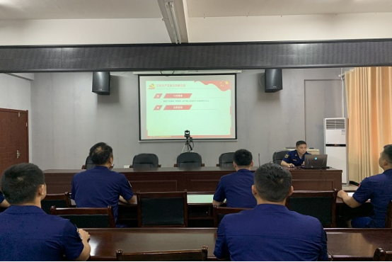 上饒市鄱陽縣消防救援大隊“四步走”助推黨史學習教育高品質推進