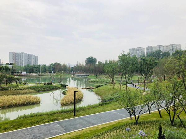 “生態品貌 文化品味” 成都金牛區沙河源公園開園