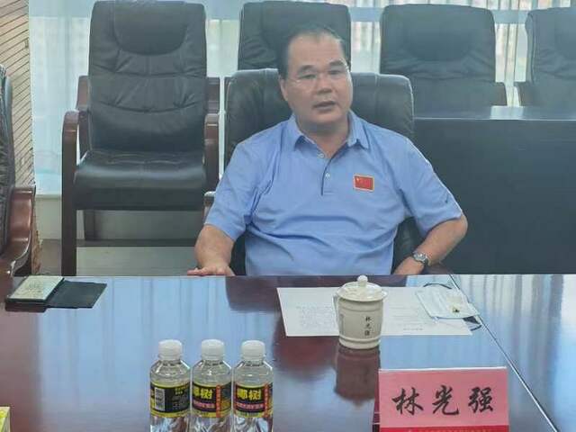 海南省旅遊和文化廣電體育廳黨組書記林光強會見國際在線董事長藏具林一行_fororder_WechatIMG209