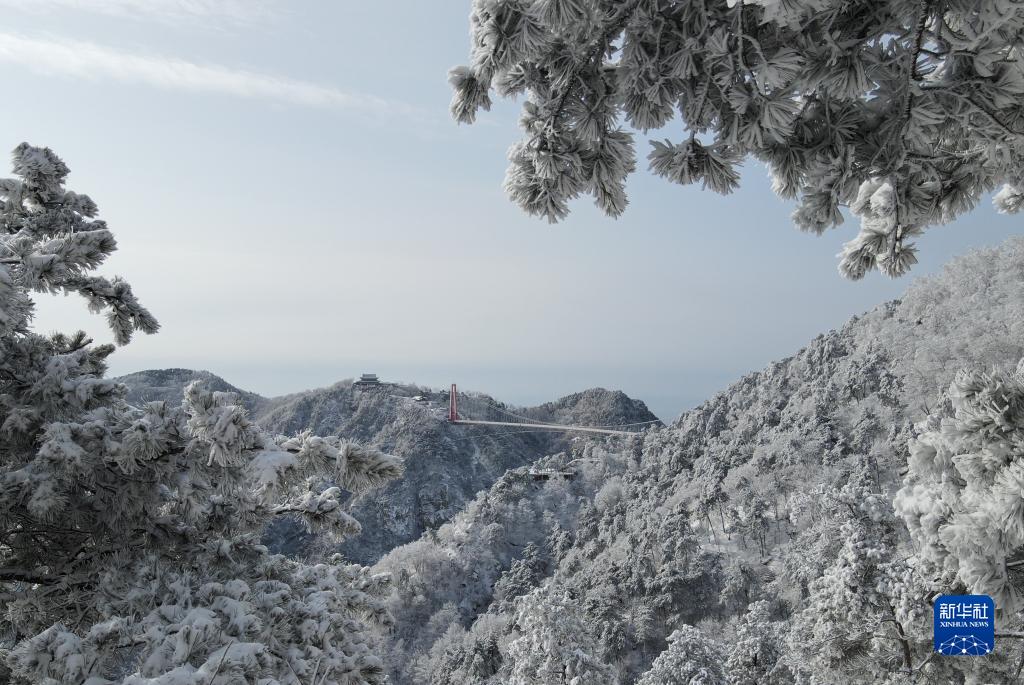 蒙山雪霽美如畫