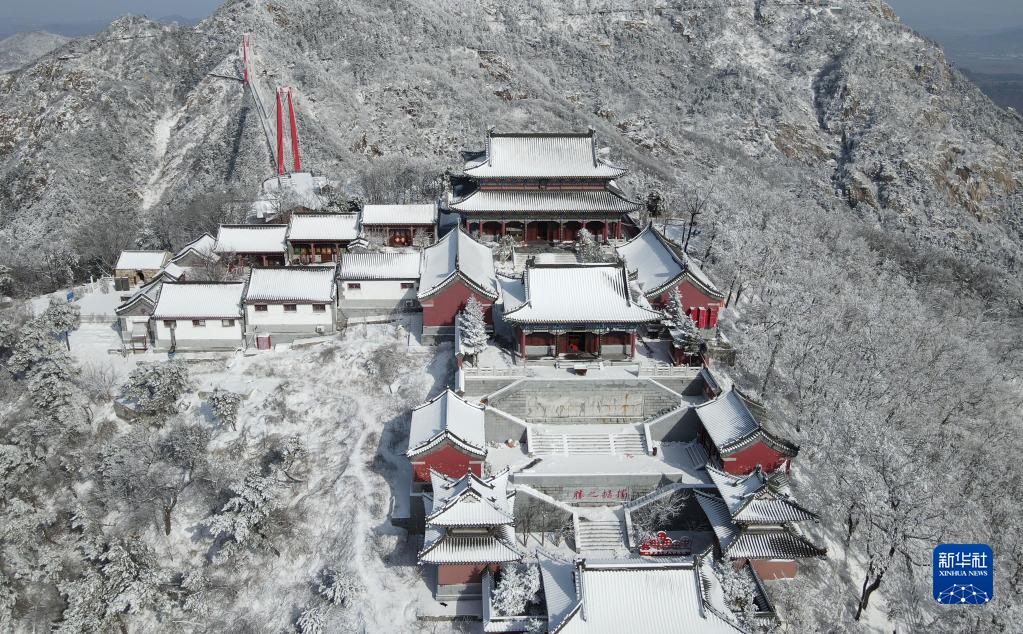 蒙山雪霽美如畫