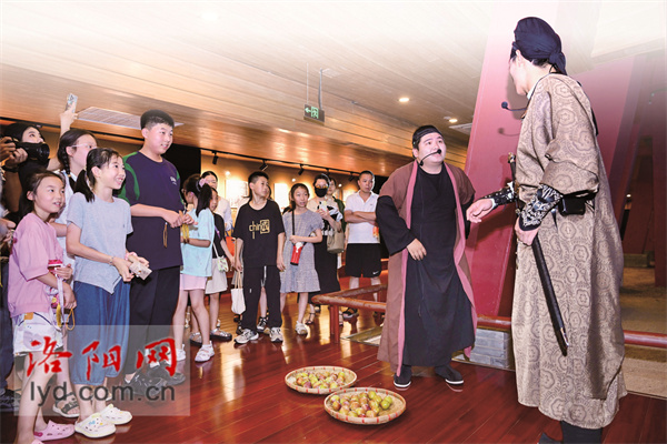 隋唐洛陽城定鼎門遺址博物館推出沉浸式公益講解活動