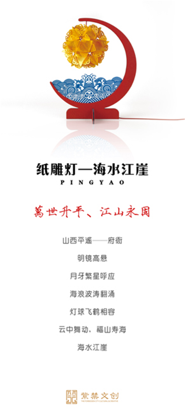 【山西供稿】平遙古城發佈兩款“紙雕燈”系列文創新品