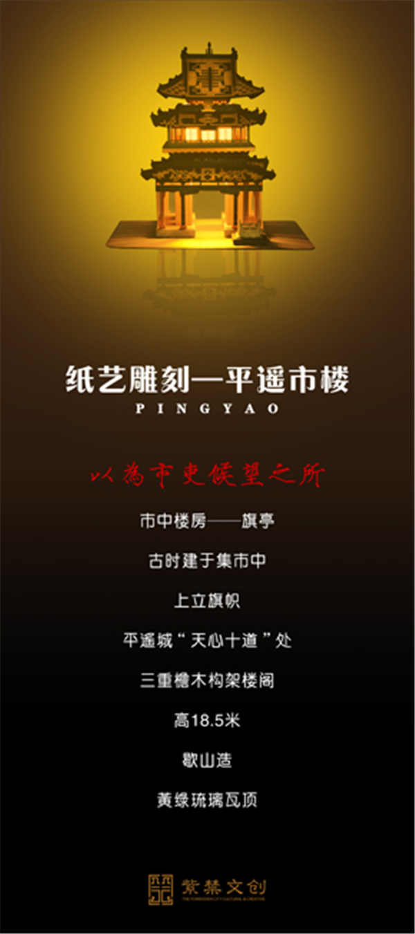 【山西供稿】平遙古城發佈兩款“紙雕燈”系列文創新品