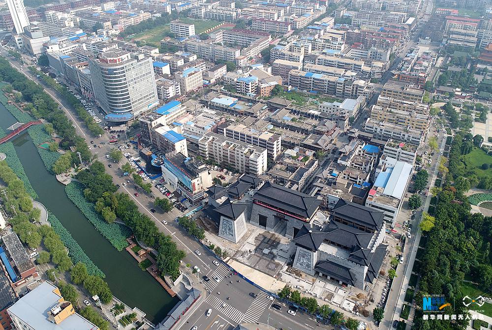 航拍許昌：曹魏古城南城門"芳容初現"