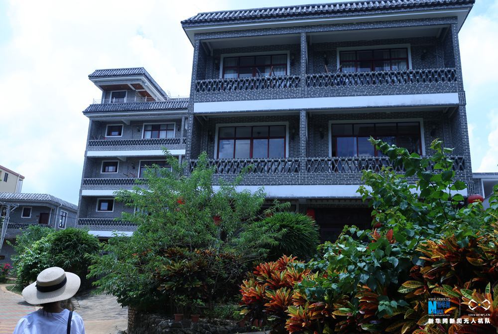 航拍海口連理枝民宿 至樸至深的鄉土情懷