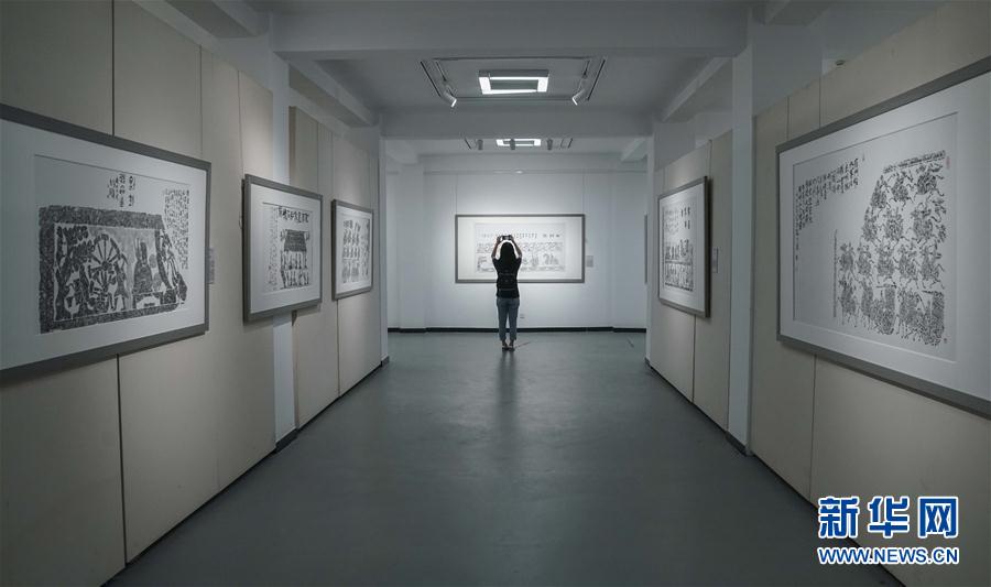 “蕭縣漢畫像石拓片晉京展”在京開展