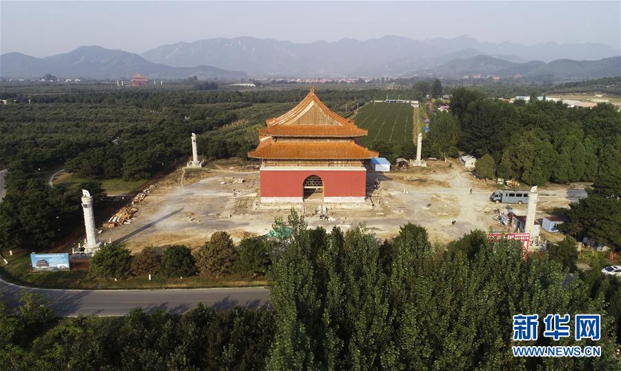 河北：清東陵景陵大碑樓修復工作進展順利