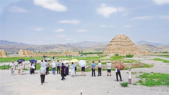 西夏陵客流量大幅攀升