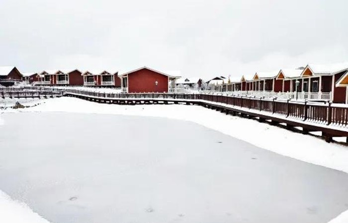 重慶秀山川河蓋景區雪後展美景