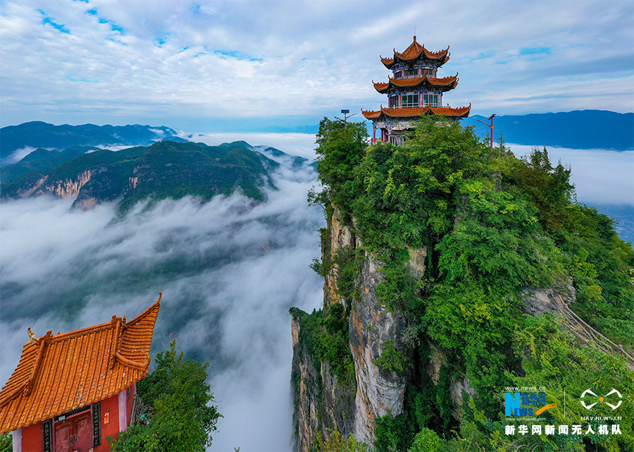 【城市遠洋】雨過天晴 重慶雲臺寺現煙霧美景