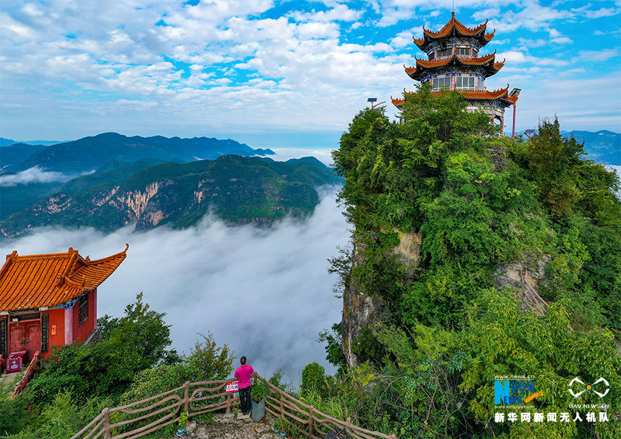 【城市遠洋】雨過天晴 重慶雲臺寺現煙霧美景