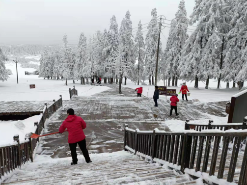 【原創】重慶武隆：全區聯動連夜除雪 各景區暢通無阻_fororder_微信圖片_20220202132329