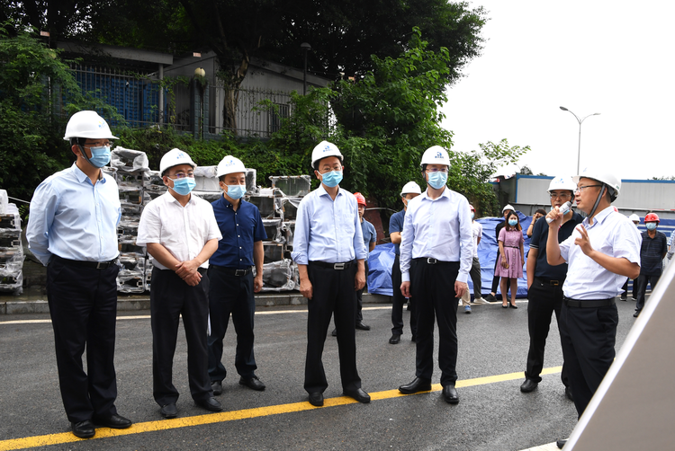 【B】重慶市委常委段成剛調研兩江新區重點項目建設