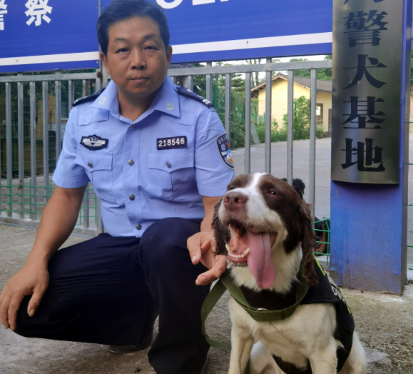 【原創】重慶：警犬“西西”與“老黃牛”靳忠的故事_fororder_微信圖片_20220708151329