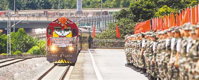 國內首個衛生列車專線（站）在重慶啟用