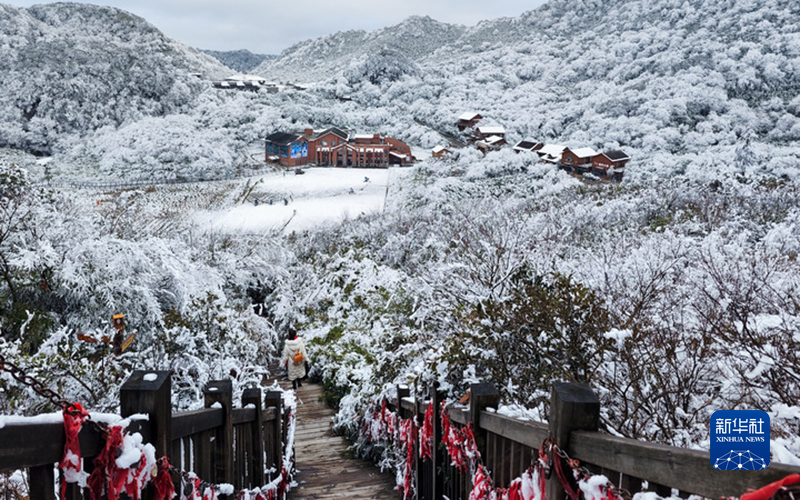 重慶南川迎初雪