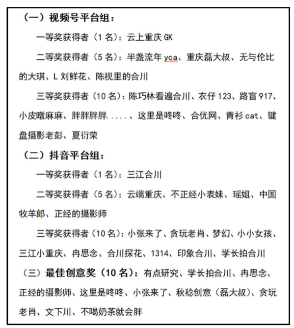 【原創】重慶：“愛合川”全民微視頻大賽結果出爐_fororder_圖片2(1)