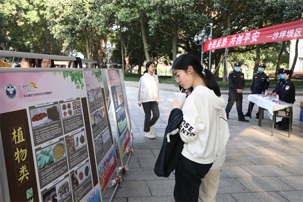 重慶市沙坪壩區警方開展“安全進校園”宣傳活動_fororder_圖片1