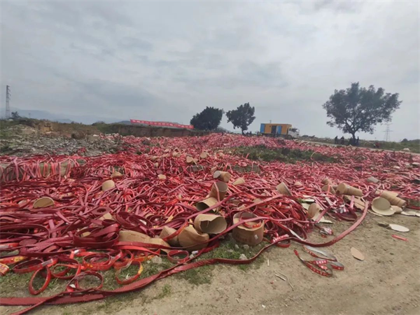 重慶豐都公安集中銷毀一批非法煙花爆竹_fororder_圖片1