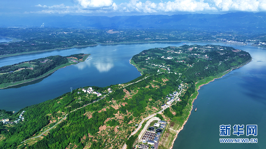 【城市遠洋】重慶忠縣：“三峽庫心”夏日山水美如畫卷