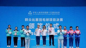 山城首金！重慶組合勇奪全運會群眾比賽羽毛球女雙冠軍