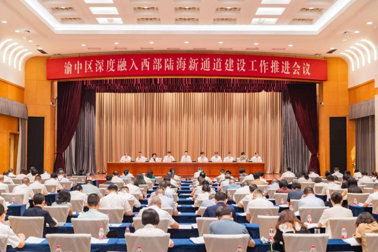 重慶市渝中區召開深度融入西部陸海新通道建設工作推進會_fororder_圖片1