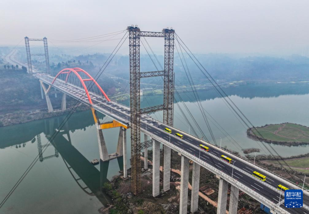 重慶潼南東升大橋通車