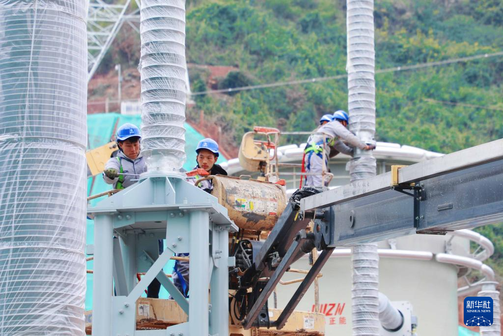 “疆電入渝”工程±800千伏渝北換流站進入攻堅衝刺階段