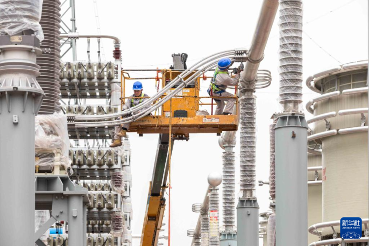 “疆電入渝”工程±800千伏渝北換流站進入攻堅衝刺階段