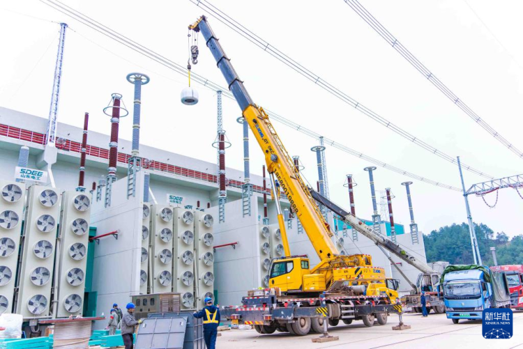 “疆電入渝”工程±800千伏渝北換流站進入攻堅衝刺階段